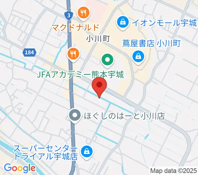 小川総合文化センター ラポートの地図