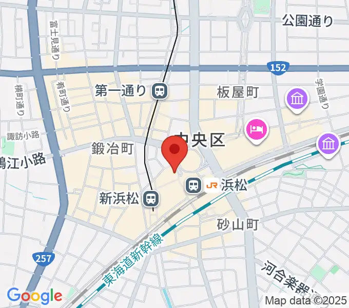 えんてつホールの地図