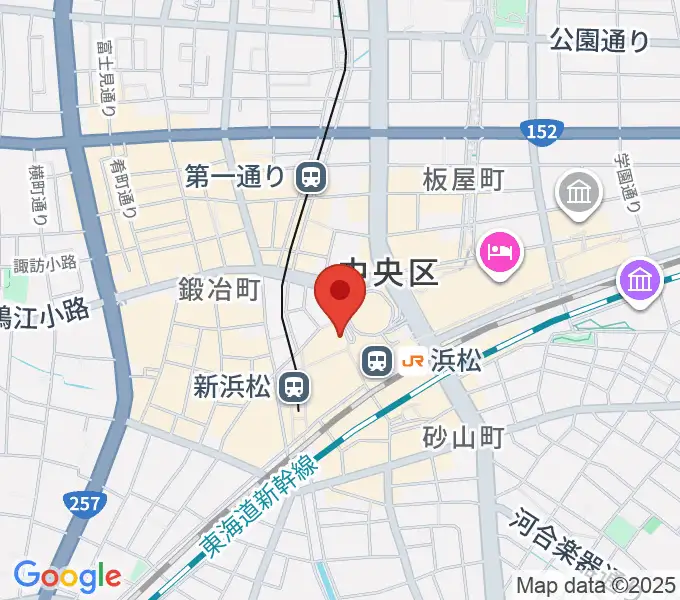 えんてつホールの地図