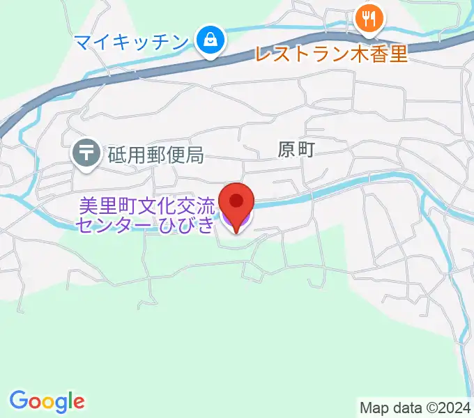 美里町文化交流センターひびきの地図