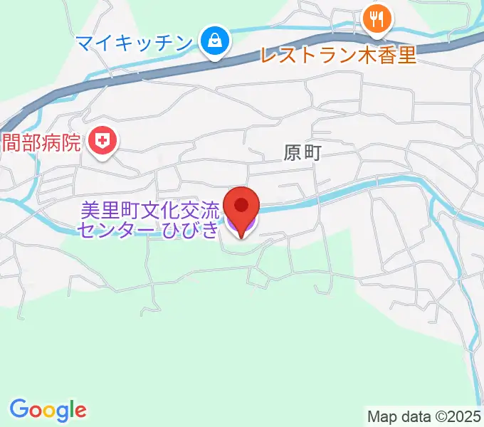 美里町文化交流センターひびきの地図