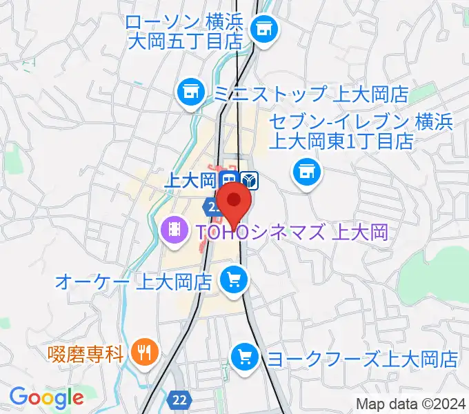 港南区民文化センター ひまわりの郷の地図