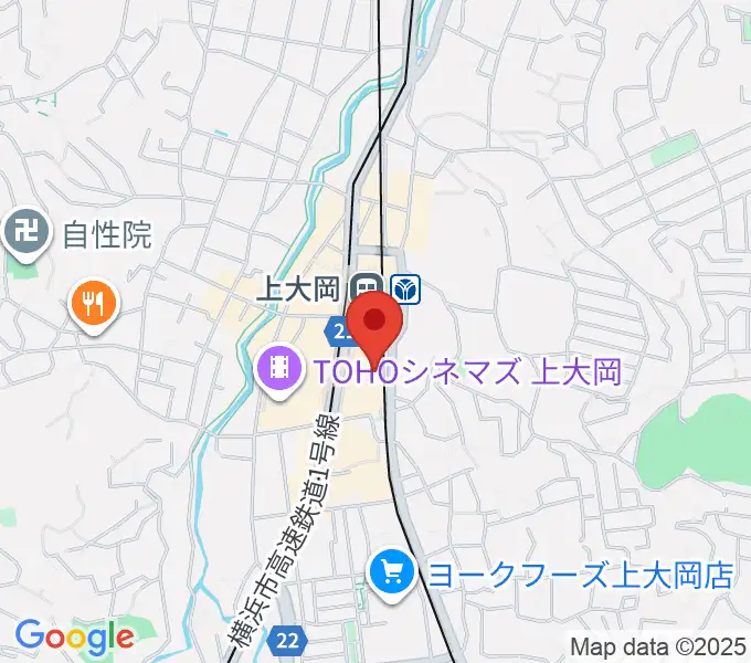 港南区民文化センター ひまわりの郷の地図