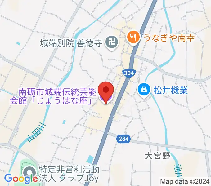 じょうはな座の地図