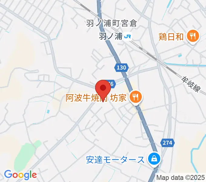 コスモホール（阿南市情報文化センター）の地図