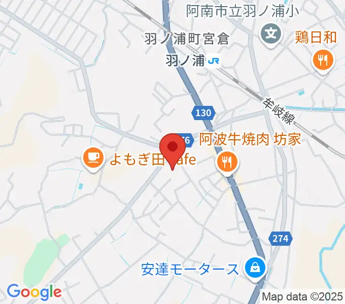 コスモホール（阿南市情報文化センター）の地図
