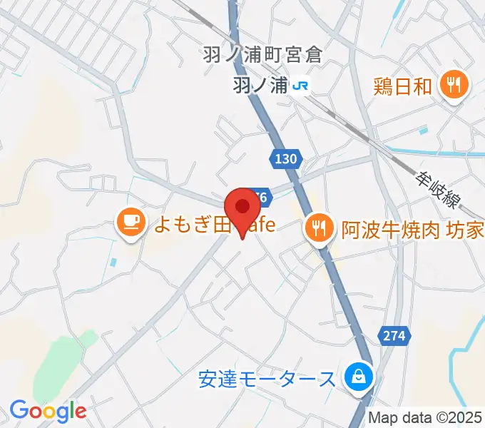 コスモホール（阿南市情報文化センター）の地図