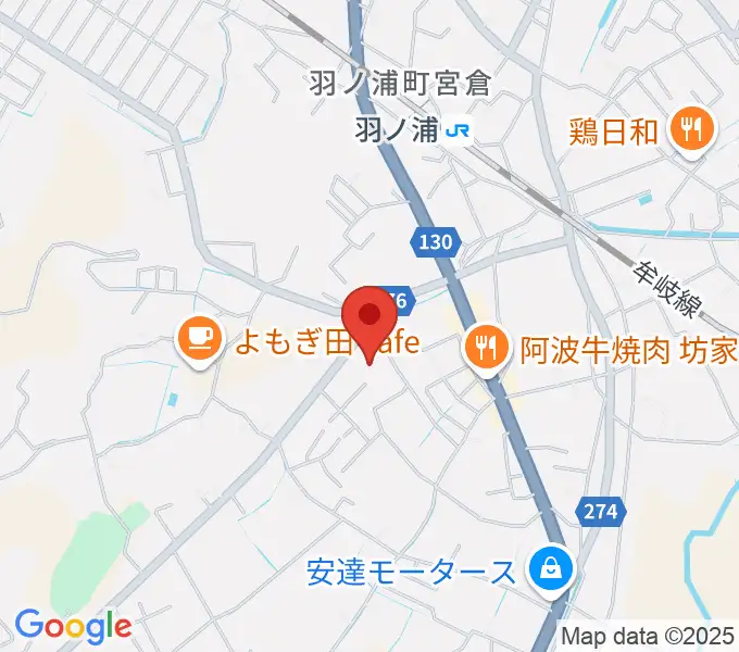 コスモホール（阿南市情報文化センター）の地図