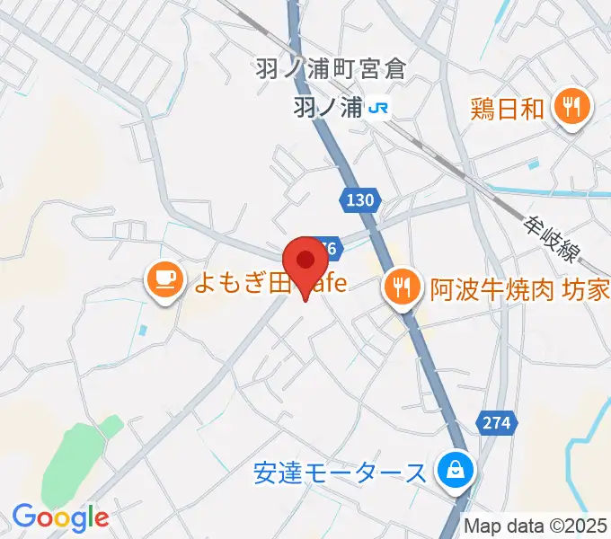 コスモホール（阿南市情報文化センター）の地図