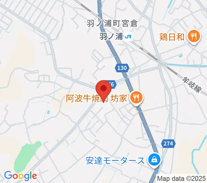 コスモホール（阿南市情報文化センター）の地図