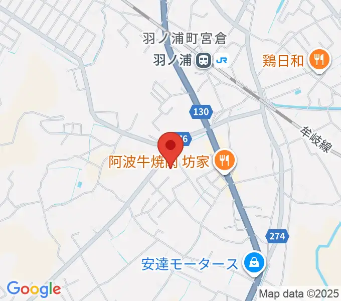 コスモホール（阿南市情報文化センター）の地図