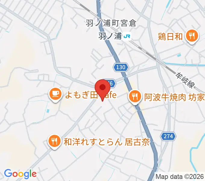 コスモホール（阿南市情報文化センター）の地図