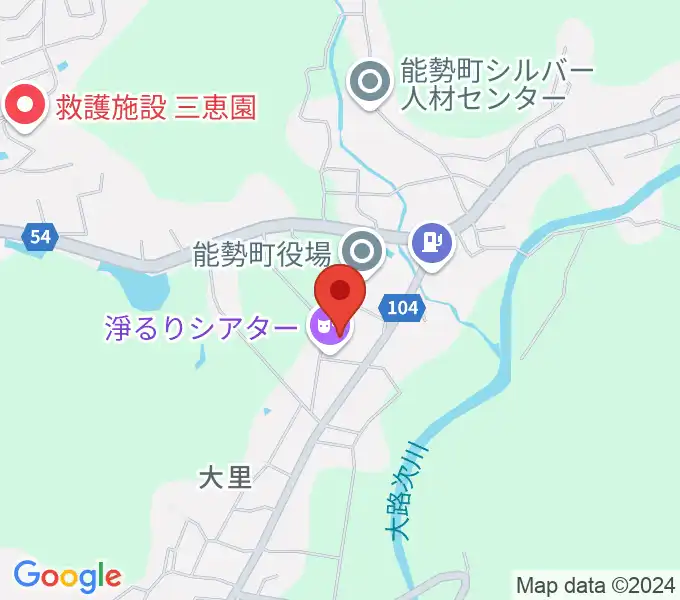 淨るりシアターの地図