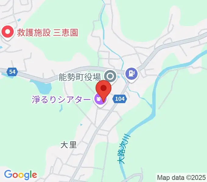 淨るりシアターの地図