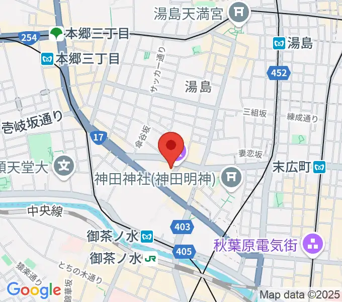 御茶ノ水KAKADOの地図