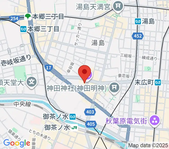 御茶ノ水KAKADOの地図