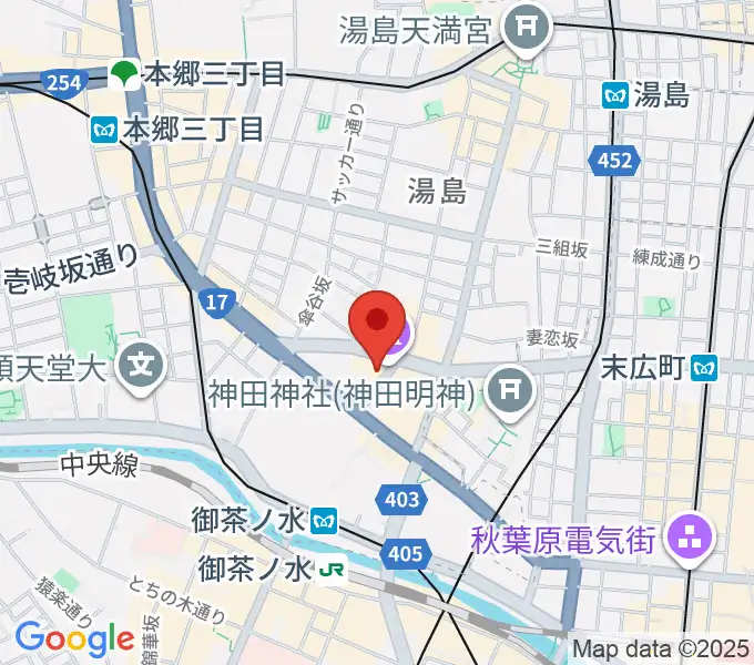 御茶ノ水KAKADOの地図