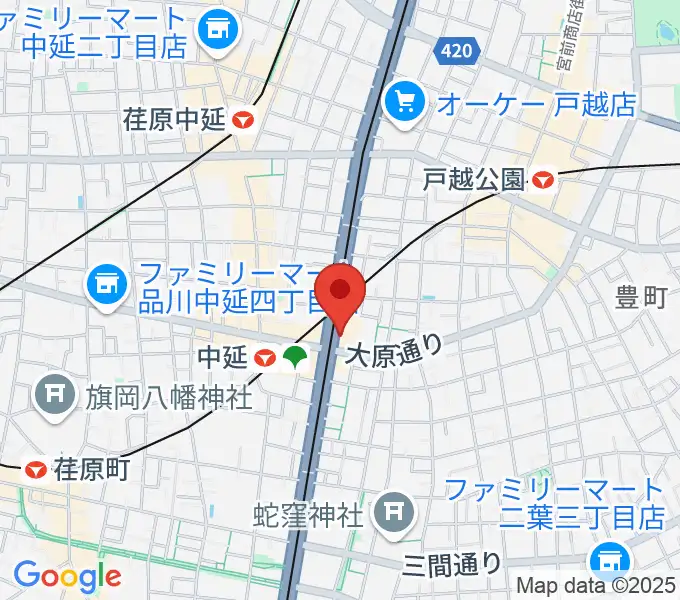 Prayers Studioアトリエの地図
