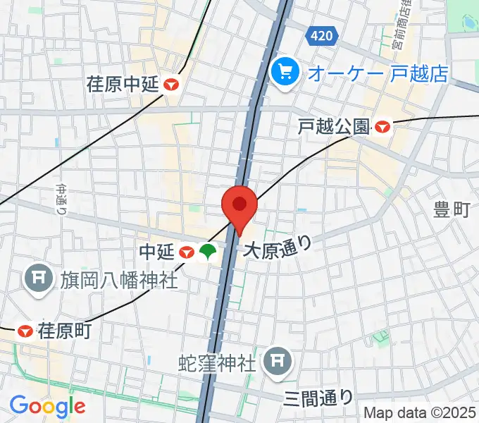 Prayers Studioアトリエの地図