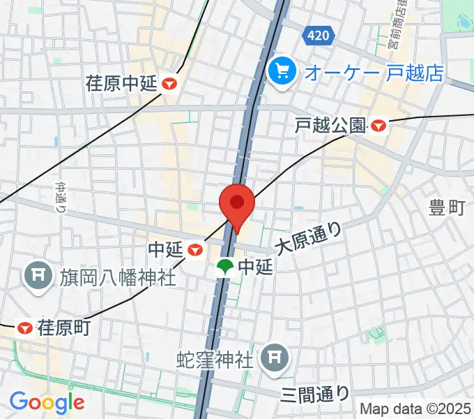 Prayers Studioアトリエの地図