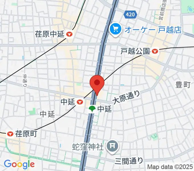 Prayers Studioアトリエの地図