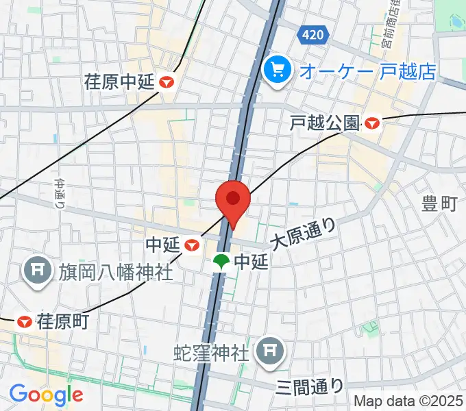 Prayers Studioアトリエの地図