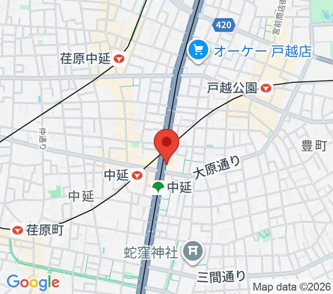 Prayers Studioアトリエの地図