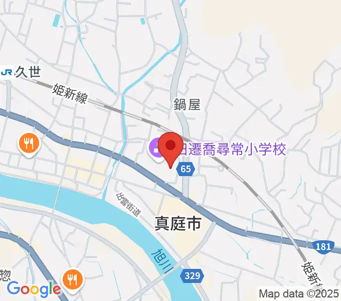 久世エスパスホールの地図