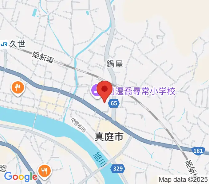 久世エスパスホールの地図