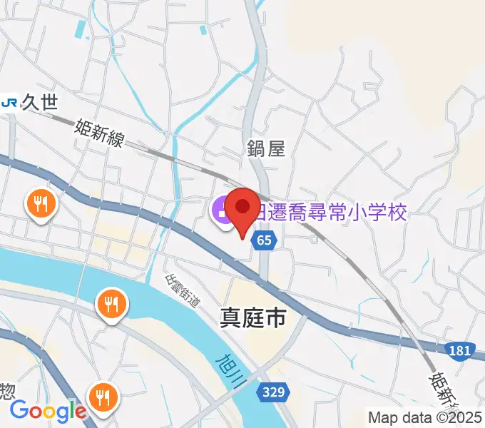 久世エスパスホールの地図