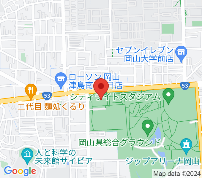 岡山武道館の場所