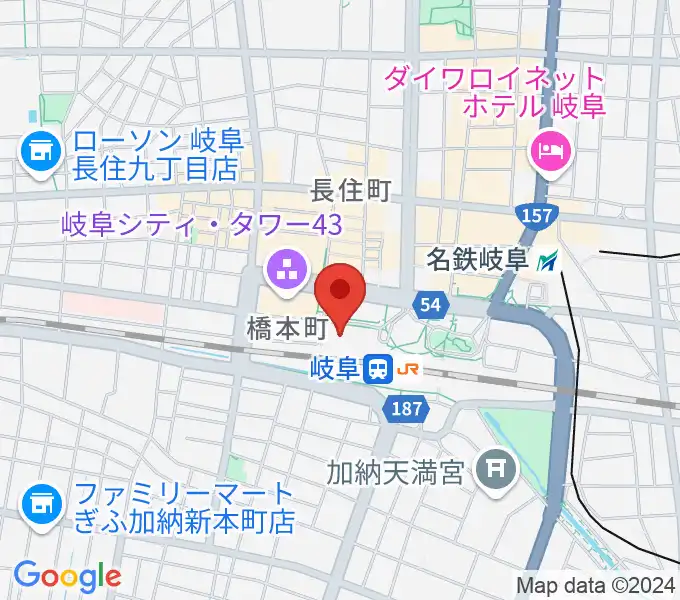 じゅうろくプラザの地図