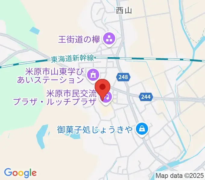 ルッチプラザ ベルホール310の地図