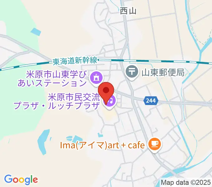 ルッチプラザ ベルホール310の地図