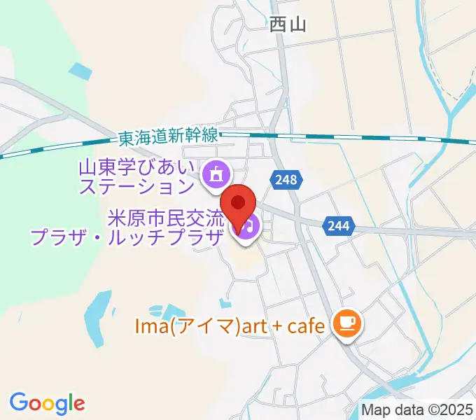 ルッチプラザ ベルホール310の地図