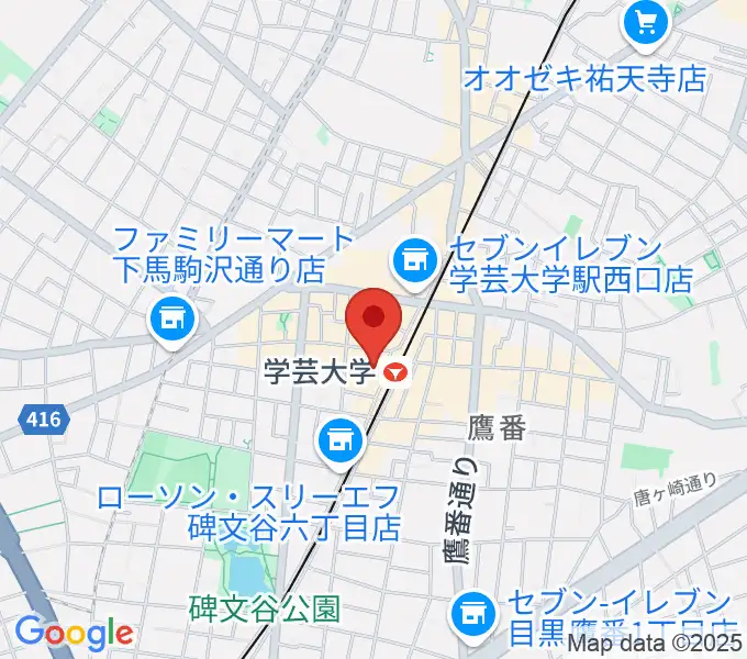 A-TRAINの地図