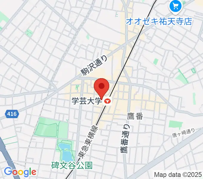A-TRAINの地図