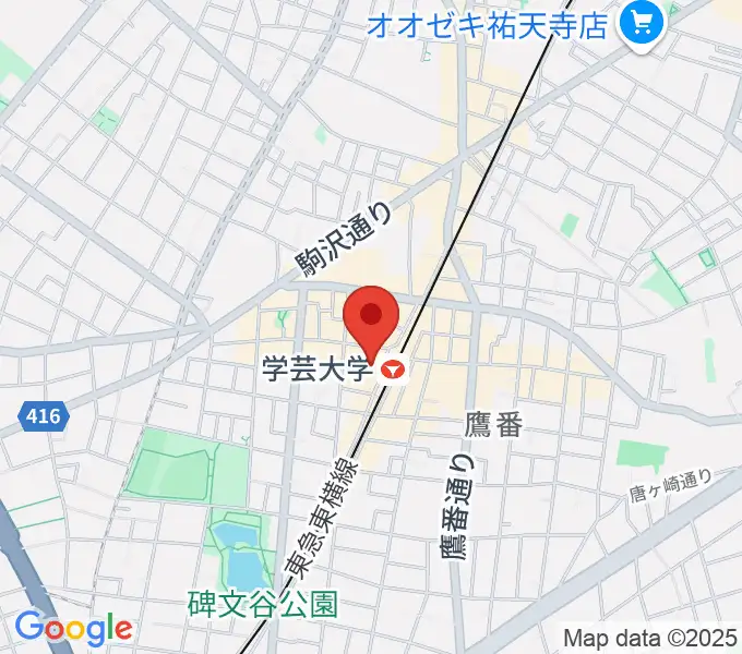 A-TRAINの地図