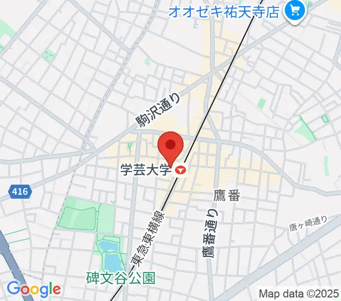 A-TRAINの地図