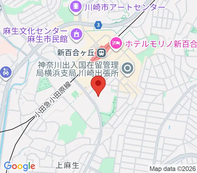 テアトロ・ジーリオ・ショウワの地図