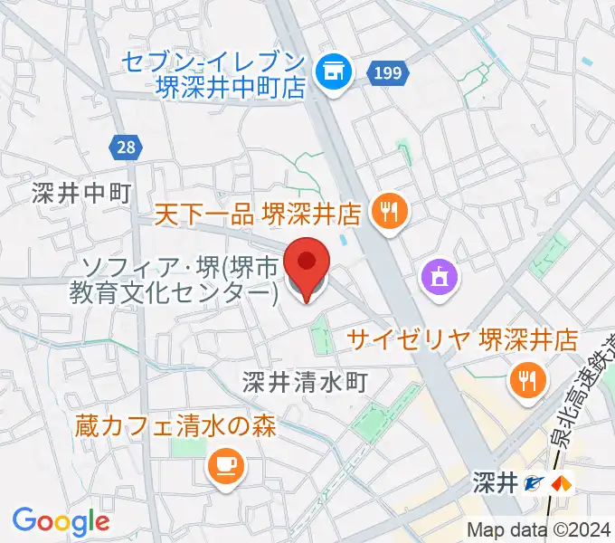 ソフィア・堺の地図