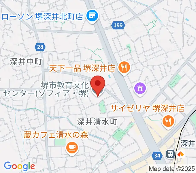 ソフィア・堺の地図