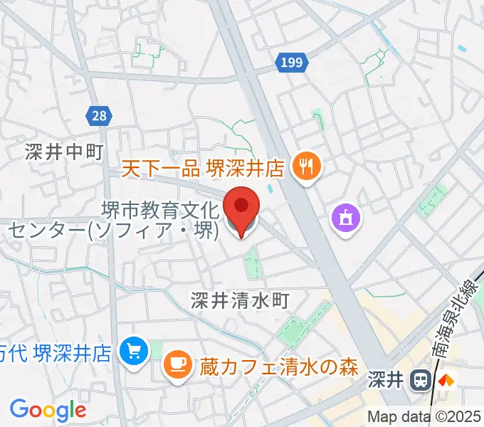 ソフィア・堺の地図