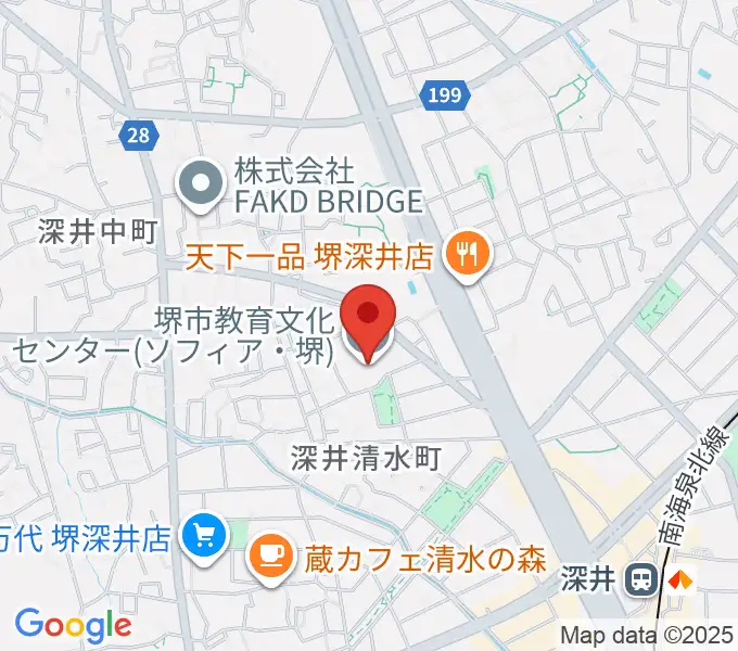 ソフィア・堺の地図
