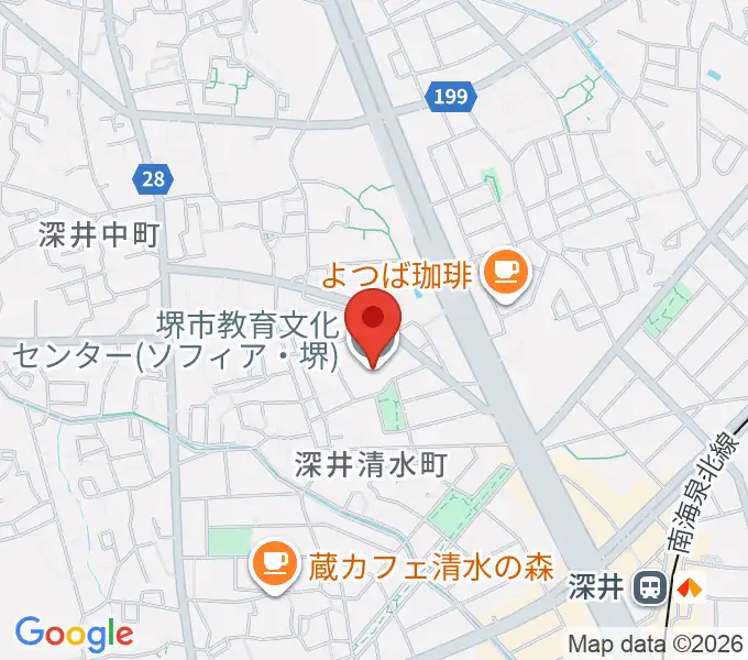 ソフィア・堺の地図