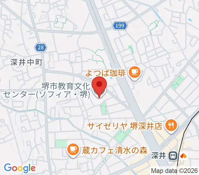 ソフィア・堺の地図