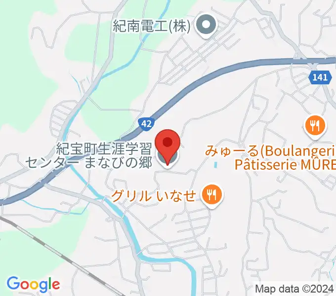 まなびの郷 きらめきホールの地図