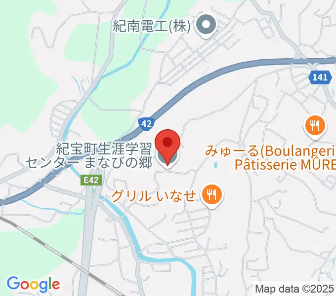 まなびの郷 きらめきホールの地図