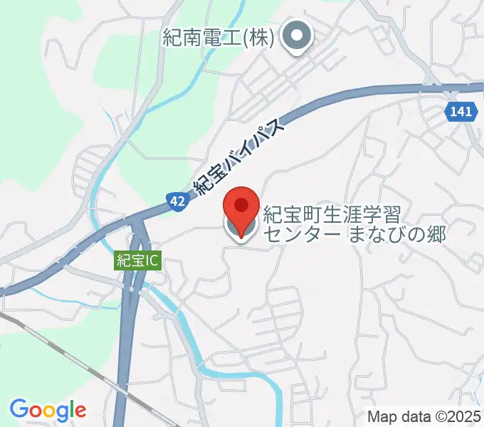 まなびの郷 きらめきホールの地図