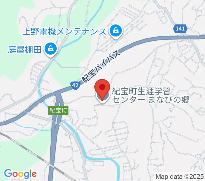 まなびの郷 きらめきホールの地図
